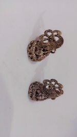 oxidize silver Ear rings with beautiful design - Image 3