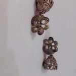 oxidize silver Ear rings with beautiful design