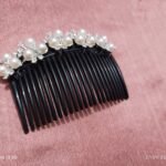 hair accessories hair comb with beautiful pearl work