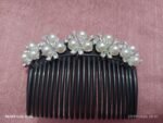 hair accessories hair comb with beautiful pearl work - Image 2