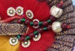 RED GOLDEN KANHA DRESS - Image 5