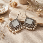 MIRROR PEARL EARRINGS
